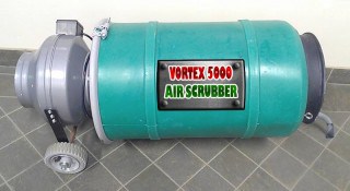 Vortex 5000 scrubs the air removing refinishing odors