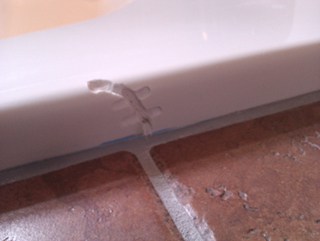 Acrylic Fiberglass Tub Crack Repair During.