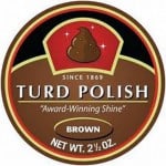 Cheap refinishing using a can of Turd Polish.