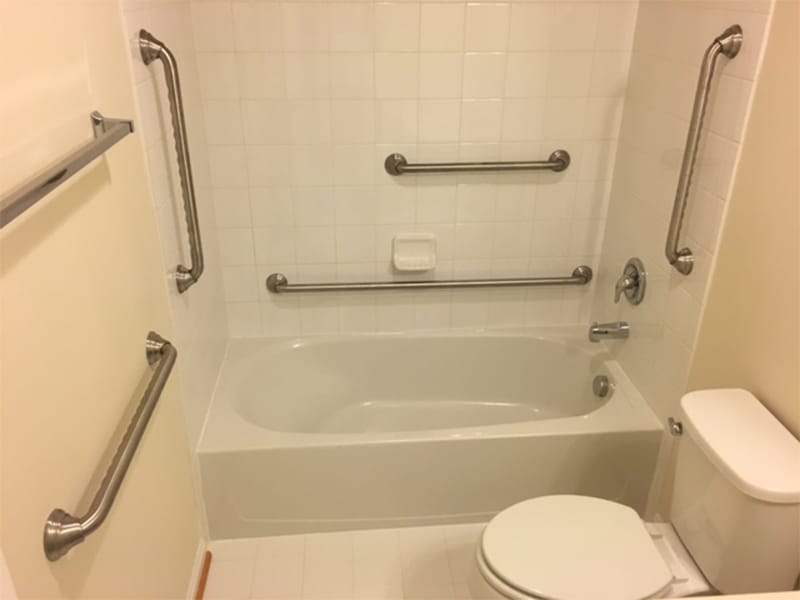 Bathroom Grab Bars Installation Cost, Bathtub Handrail Placement